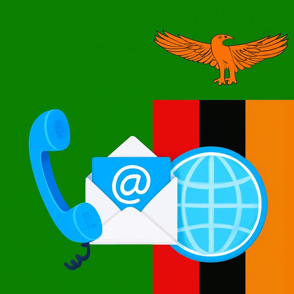 Zambia Companies Database List Including Updated Names, Mobile Numbers, Company Name, Email Address and More